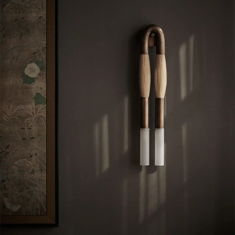Lunet Halo Fabric Wall Sconce – product view 4