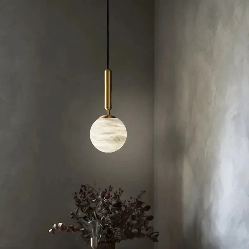 Vela Pillar Natural Marble Chandelier – Luxury – product detail 3
