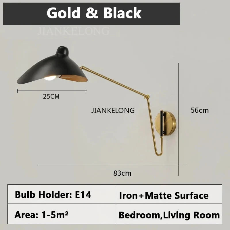 Metal Linear Wall Sconce – Industrial LED Linear for Bedroom & Bedside, Hotel & Hospitality | Aveline Halo by Evenlyr