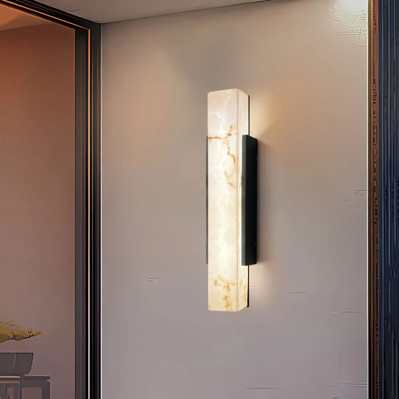 Fiore Halo Marble Wall Sconce – product view 2