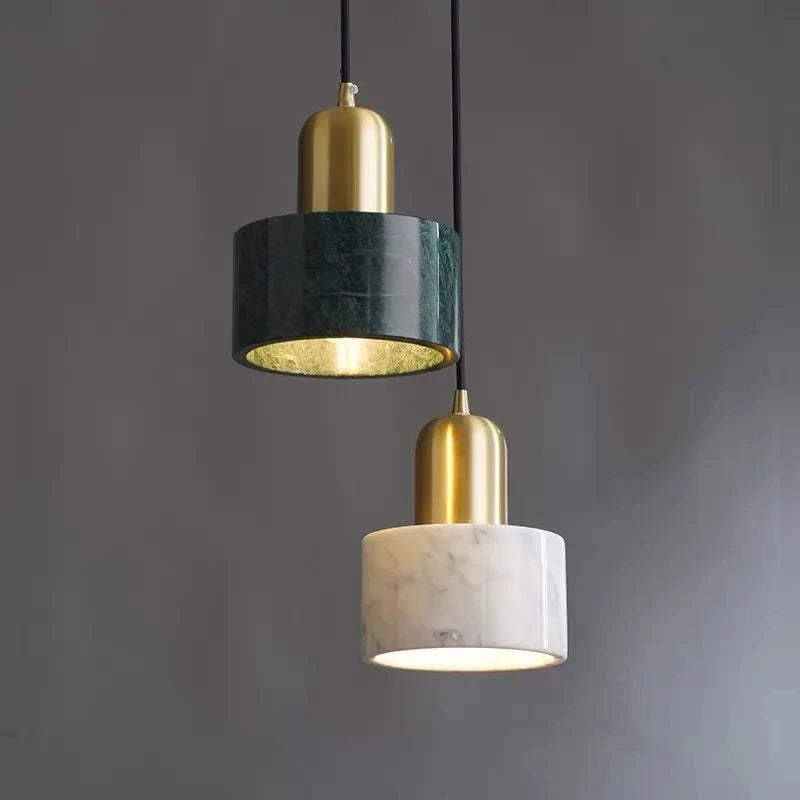Alabaster & Marble Chandelier – Modern Minimalist for Living Room, Bedroom, Dining Room | Liora Crest by Evenlyr