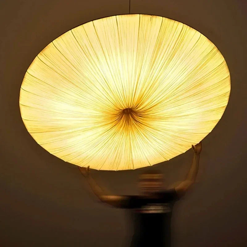 Fabric Chandelier – Wabi-Sabi Japanese for Bedroom & Bedside, Living Room, Restaurant & Café | Celia Line by Evenlyr