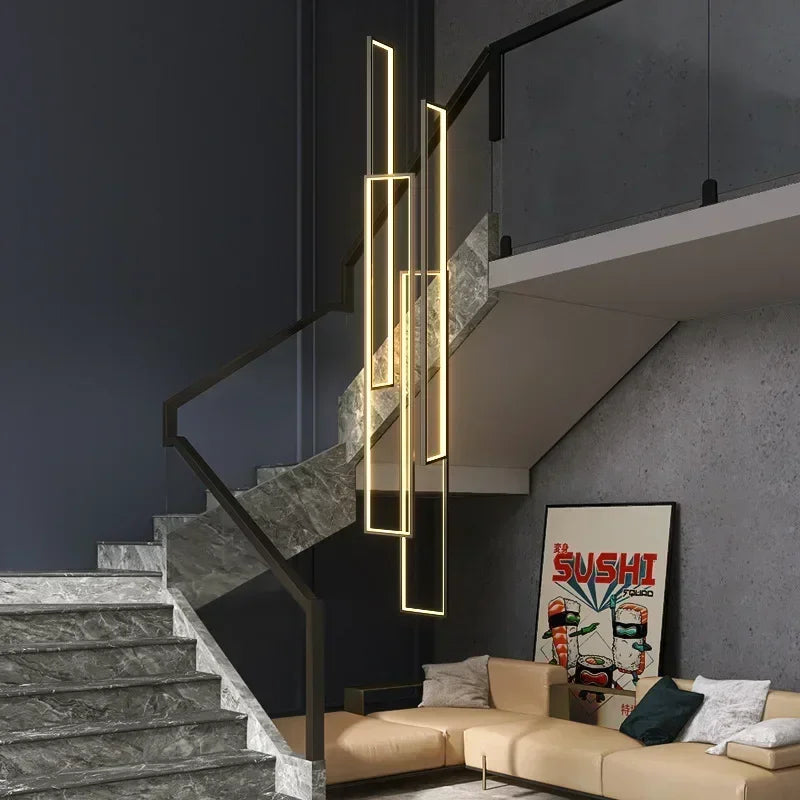 Metal Chandelier – Nordic LED for Living Room | Alora Arc by Evenlyr