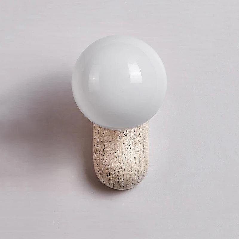 Neroli Wabi-Sabi LED Wall Sconce for Bedroom – Japanese Style – detail view 4