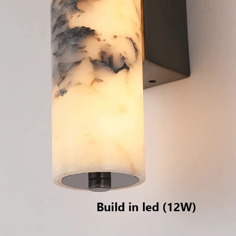 Liora Vault Natural Marble Wall Sconce – Luxury – product detail 6