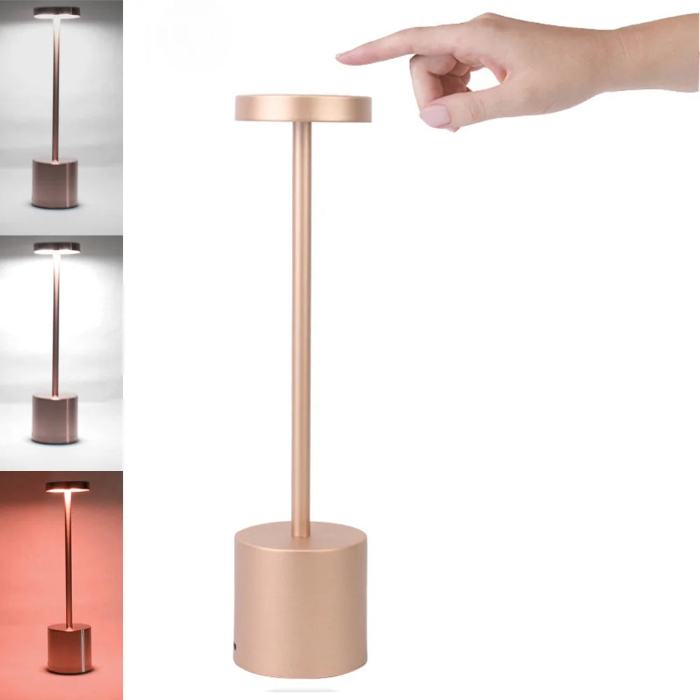 Vita Crescent Aluminum Table Lamp – Rechargeable – product detail 7