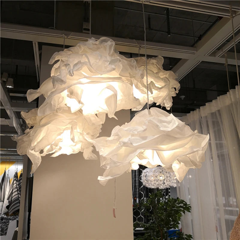 Paper Chandelier – Modern Minimalist for Dining Room, Living Room, Bedroom | Zaria Petal by Evenlyr