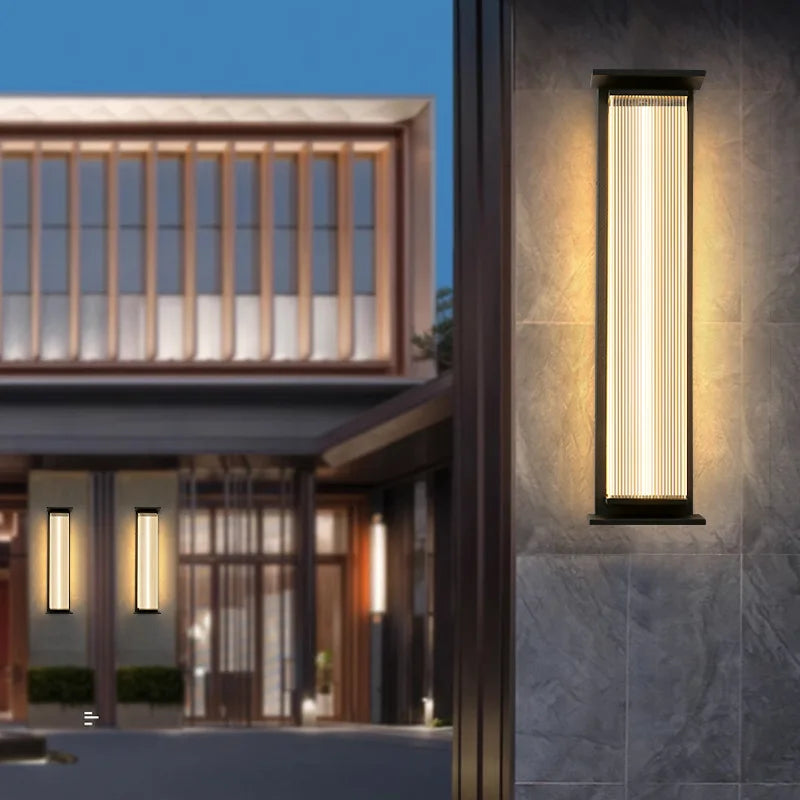 Tivoli IP65 Solar Outdoor Wall Light for Exterior Wall