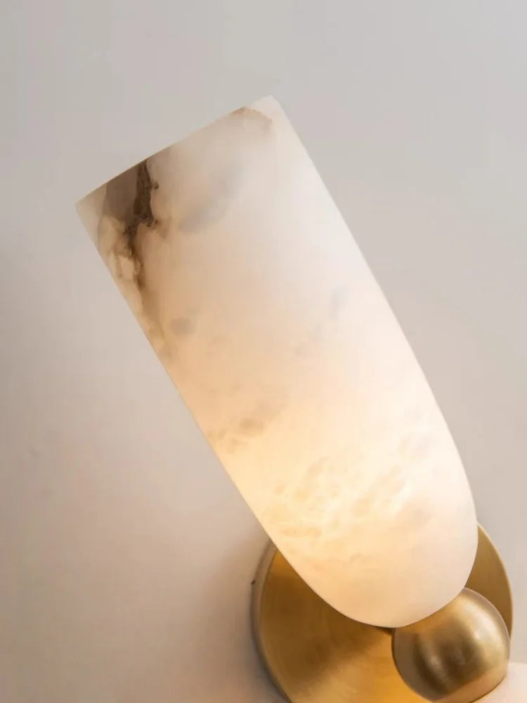Giselle Veil Alabaster Wall Sconce – product view 5