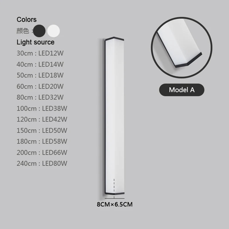 Ginevra Wall-Wash Beam Outdoor LED Wall Washer for Villa Exterior – IP65