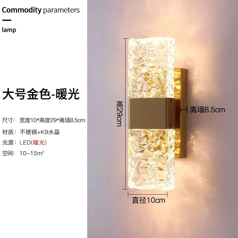 Belluno Crystal Outdoor Wall Light for Porch – Luxury – detail view 9