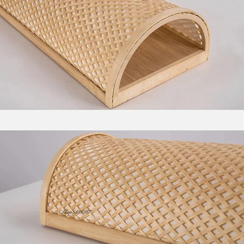 Selene Arc Bamboo Wall Sconce – product view 3