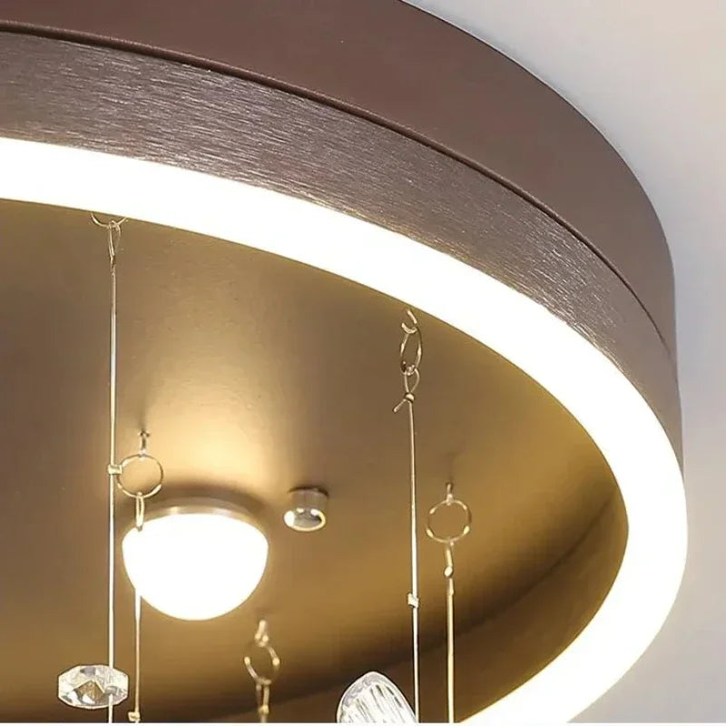 Metal Flush Mount Ceiling Light – Modern Minimalist Smart LED for Bedroom, Kitchen, Dining Room | Vivienne Arc by Evenlyr
