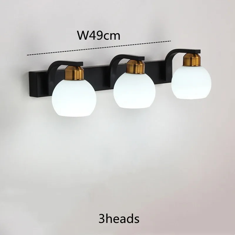 Helios Crystal LED Bathroom Mirror Light for Vanity Area – Stainless Steel