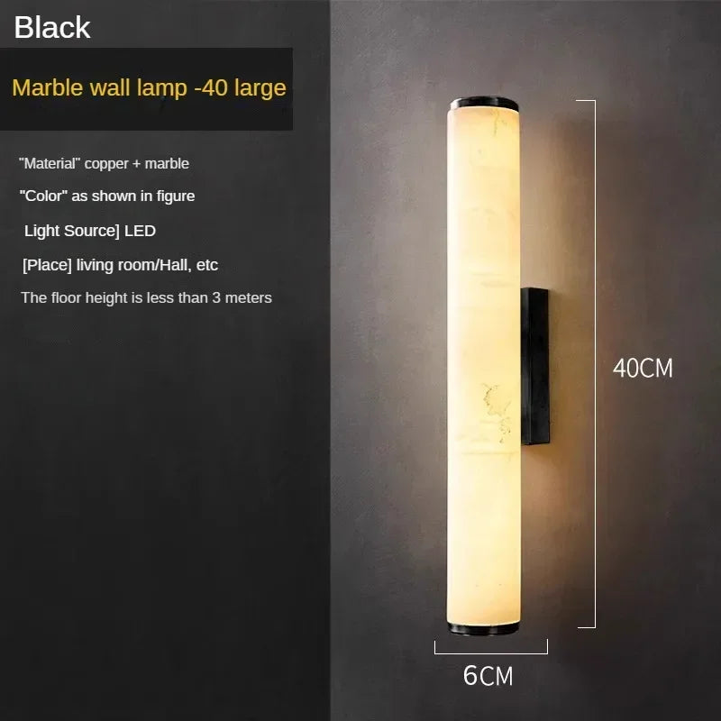 Solis Facet Alabaster Wall Sconce – Minimalist – product detail 12