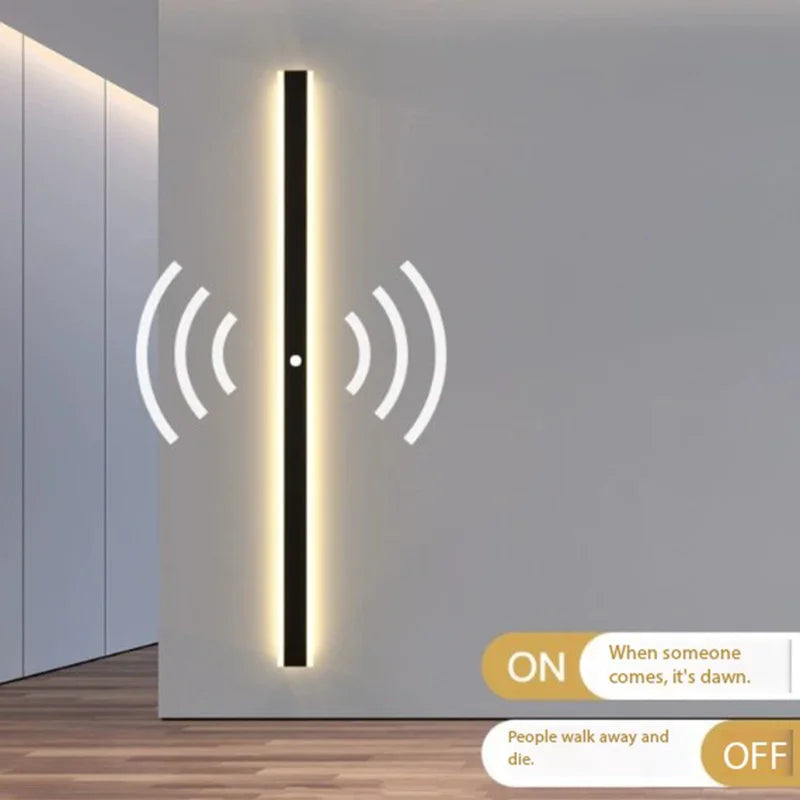 Belluno Frosted Acrylic Motion-Sensor Outdoor Wall Light – IP65 – detail view 2