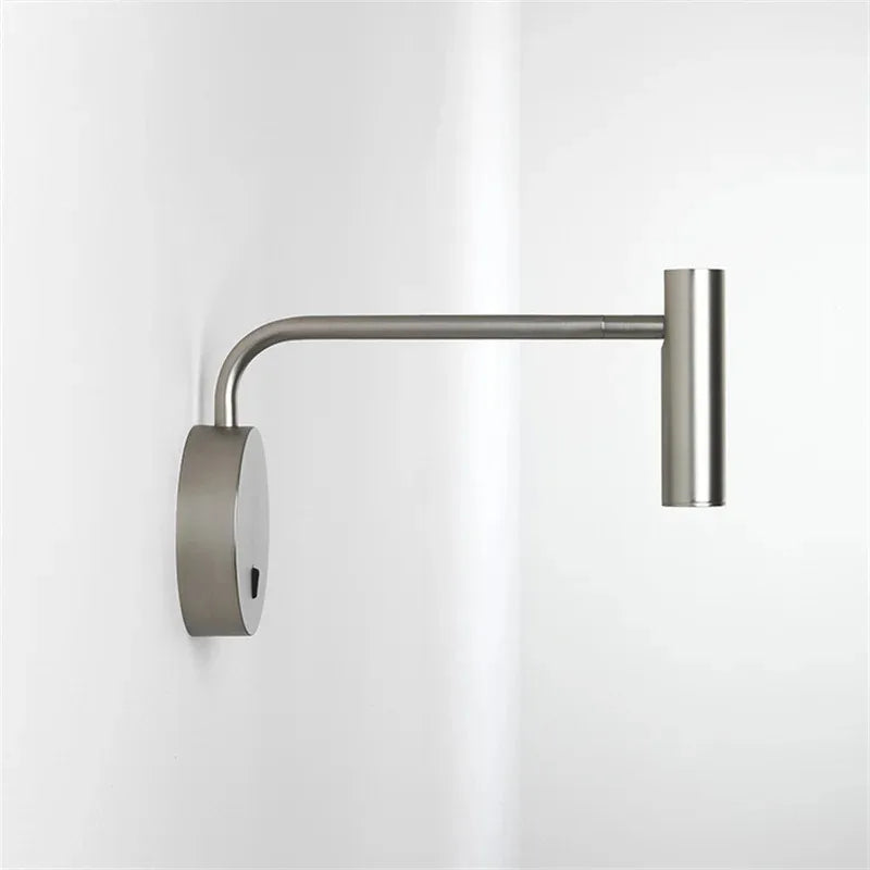 Metal Adjustable Swing-Arm Wall Sconce – Modern Adjustable LED for Bedroom & Bedside, Hotel & Hospitality | Aveline Orbit by Evenlyr