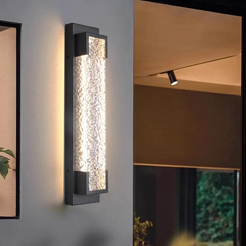 Palermo Stainless Steel Linear Outdoor Wall Light for Exterior Wall – detail view 3