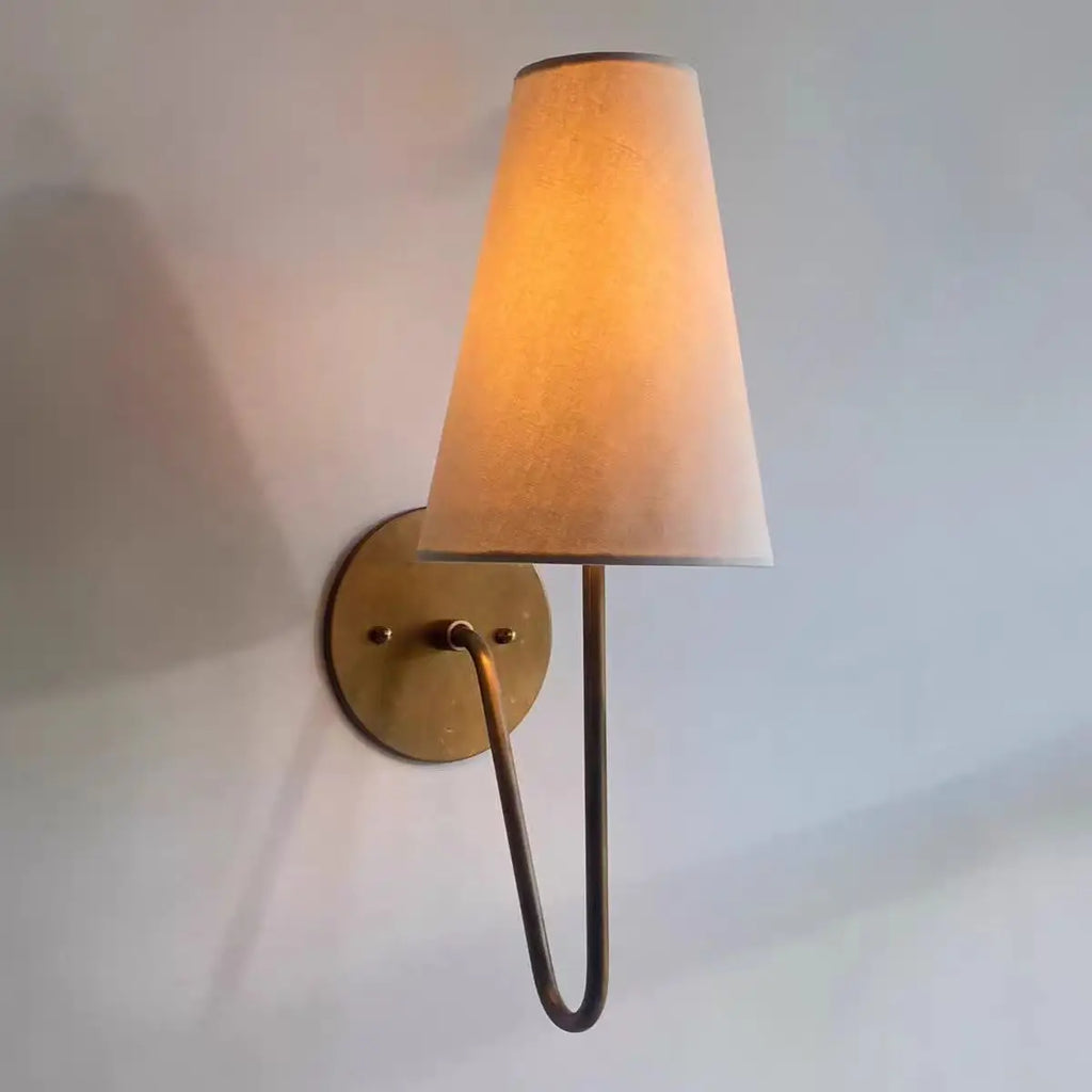 Thalia Veil Brass Wall Sconce – Vintage Brass Wall Sconces for Restaurant