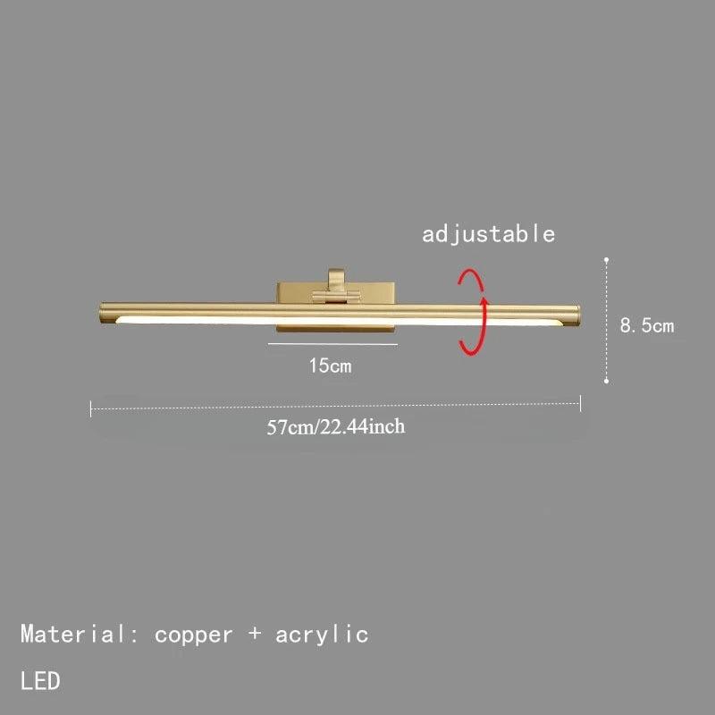 Valenne Veil Adjustable Brass Wall Sconce – product view 7