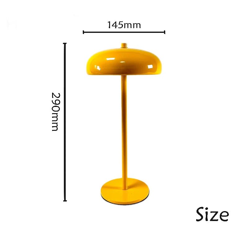 Sable Contour Rechargeable Metal Table Lamp – product view 6