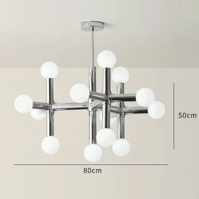 Ivara Arc Globe Glass Pendant Light – product view 9