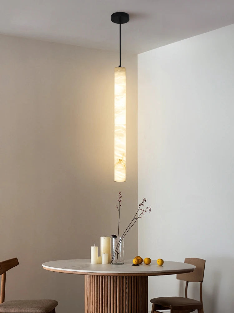 Soren Loop Natural Marble Pendant Light – Dimmable – product detail 3