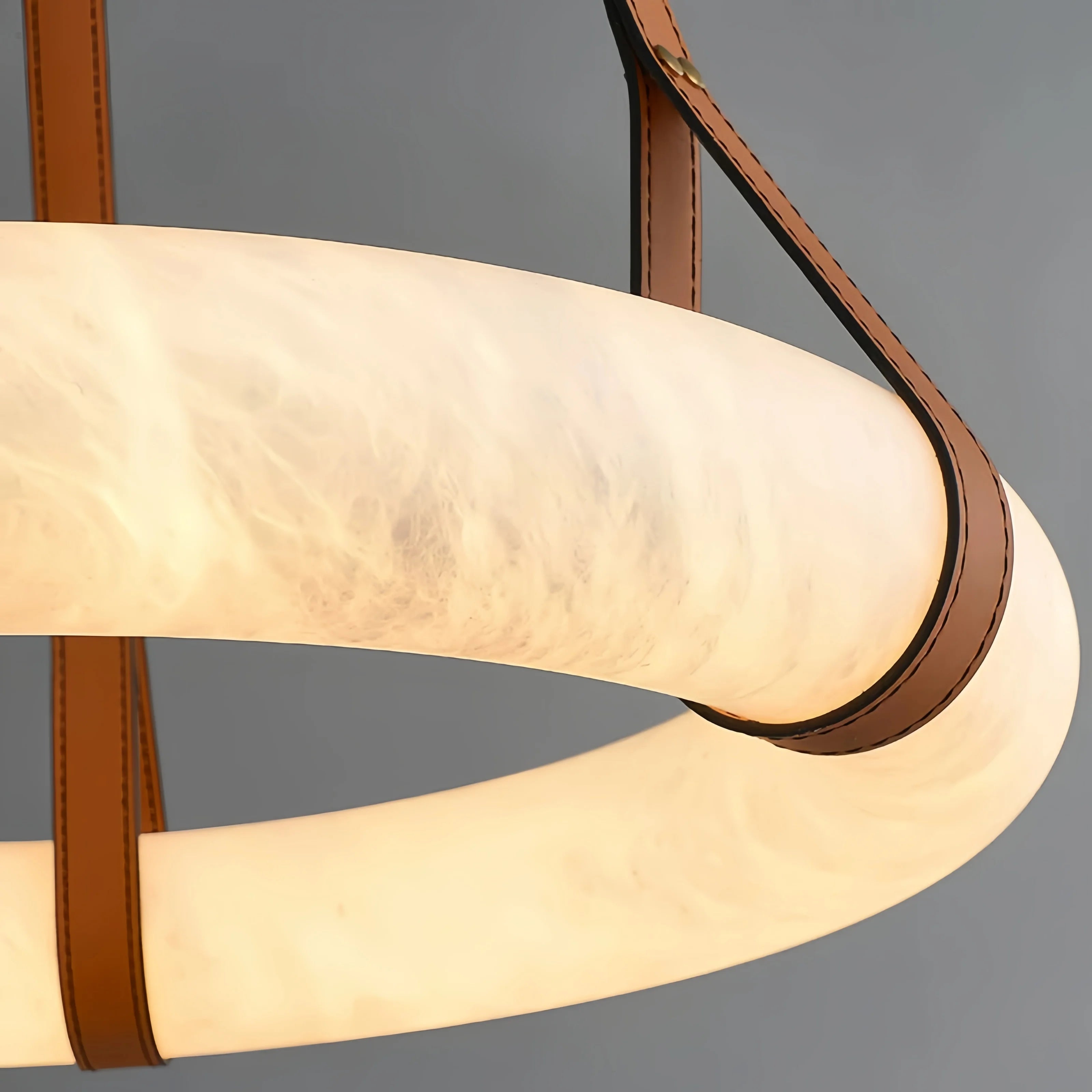 Vesper Dome Faux Stone Pendant Light – Wabi-Sabi – product detail 10