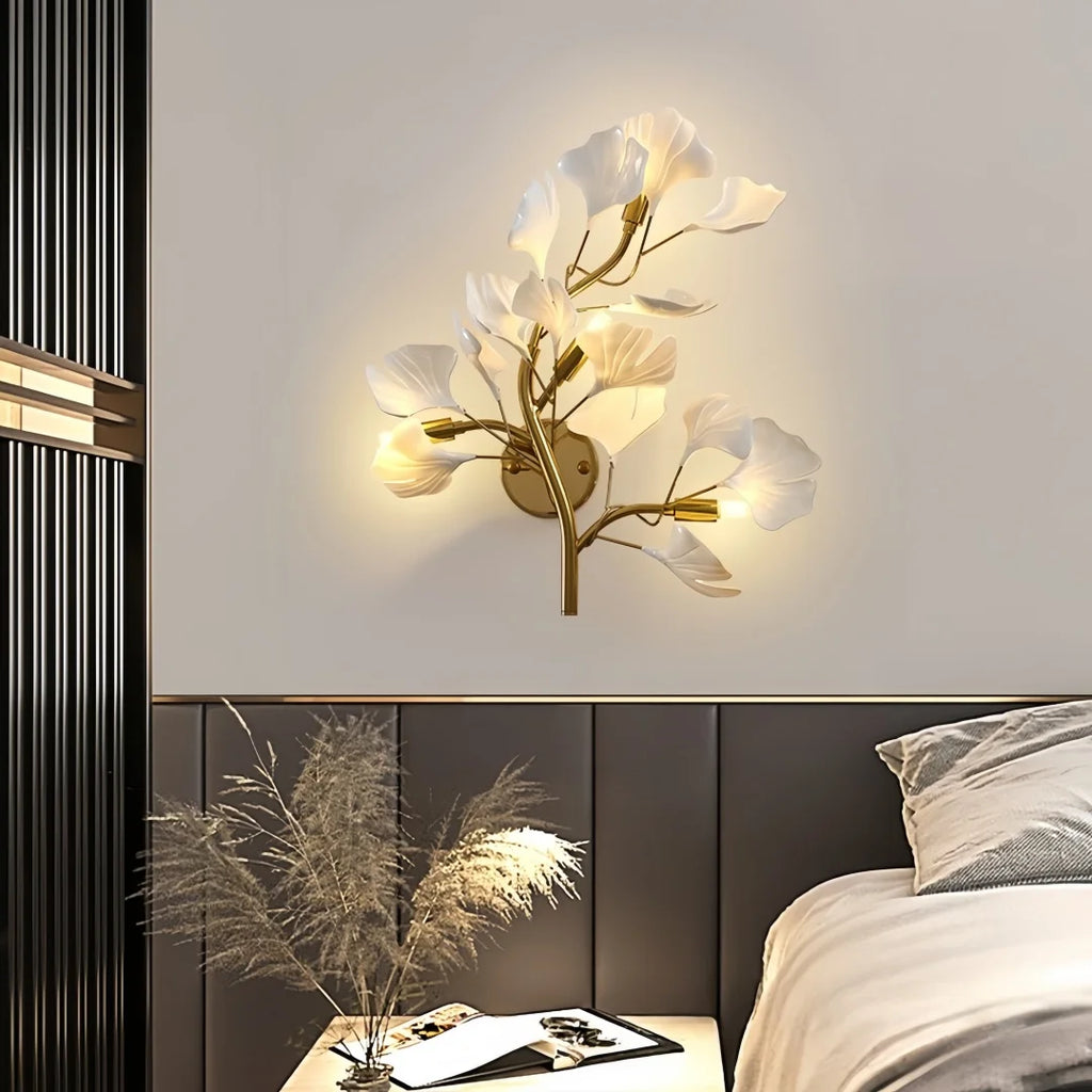 Caelia Halo Sculptural Metal Wall Sconce – Modern Metal Sculptural Wall Sconces for Dining Room