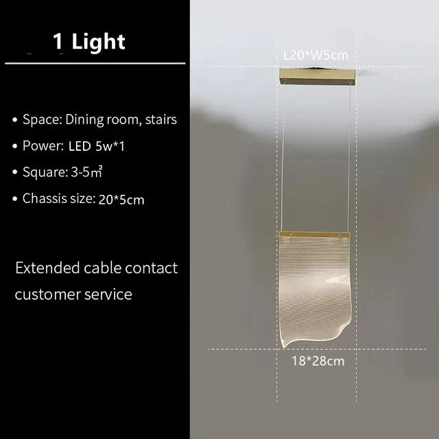 Metal Chandelier – Modern LED for Living Room, Restaurant & Café | Noemi Crest by Evenlyr