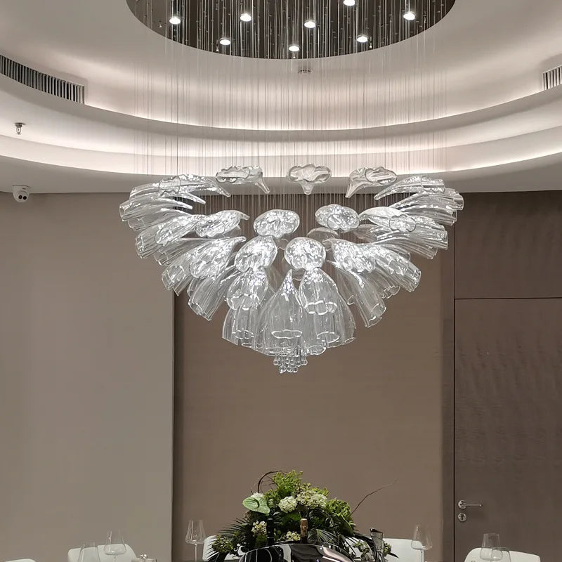 Delia Arc Glass Pendant Light – product view 3