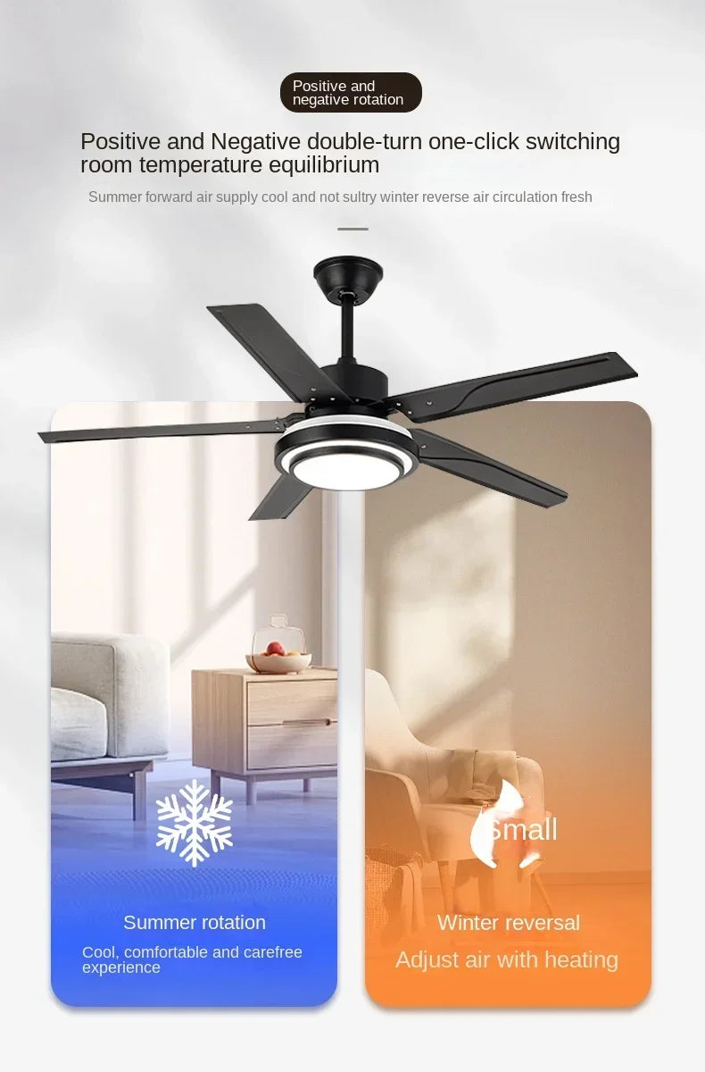 Quintara Remote Control Ceiling Fan with Light for Dining Room – detail view 3