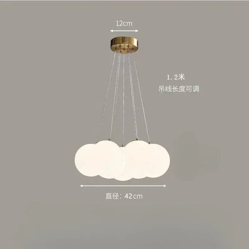 Glass Chandelier – Modern Minimalist for Dining Room, Living Room, Hotel Lobby | Elaris Arc by Evenlyr
