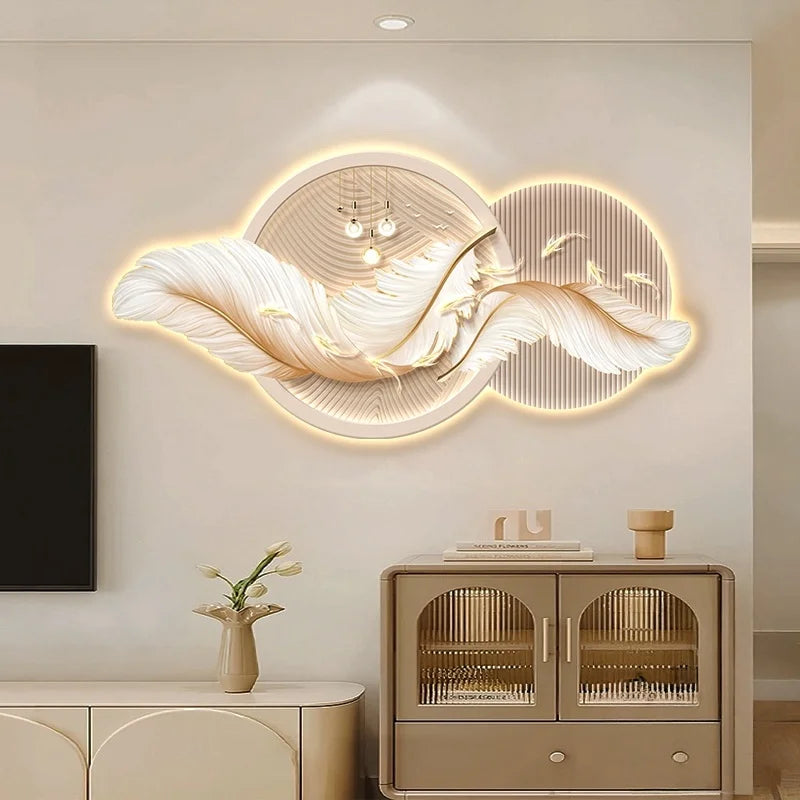 Crystal Picture Light – Modern Minimalist for Gallery Wall, Hallway, Living Room | Aviana Beam by Evenlyr