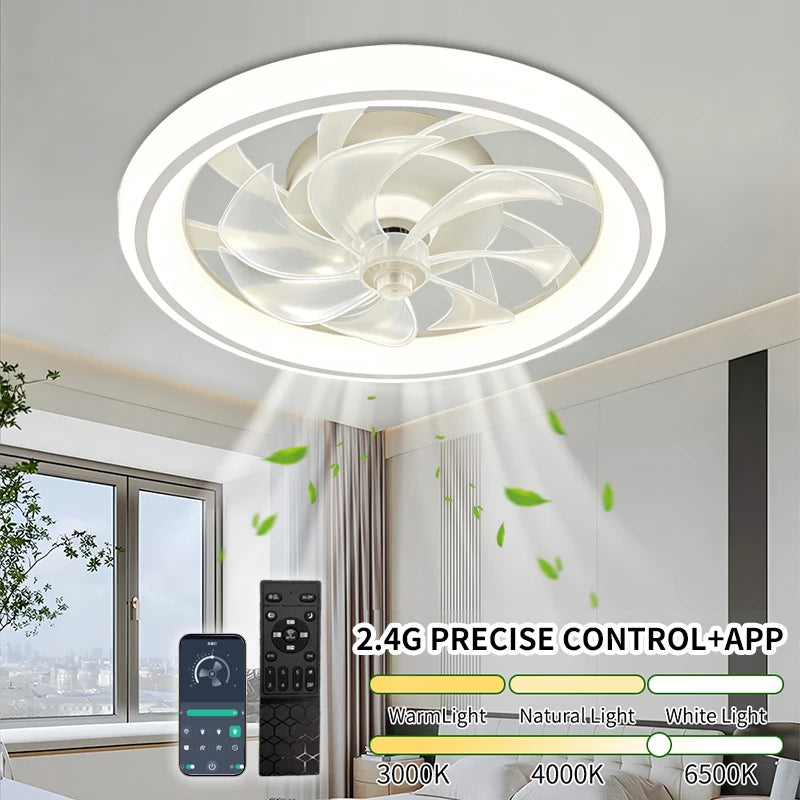 Neroli 6-Speed Dimmable Ceiling Fan Light – Remote Control – detail view 8