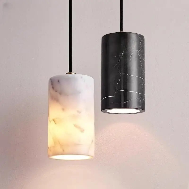 Alabaster & Marble Chandelier – Modern Minimalist for Living Room, Bedroom, Dining Room | Liora Crest by Evenlyr