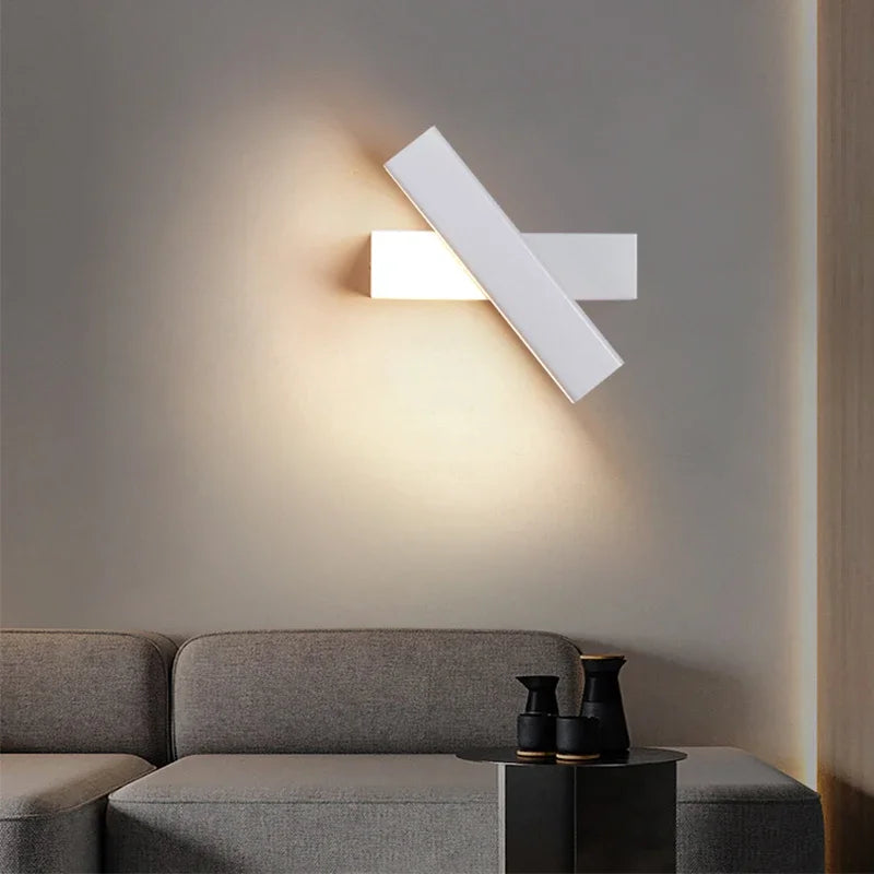 Metal Wall Sconce – Modern LED for Bedroom & Bedside, Living Room | Aurelle Contour by Evenlyr