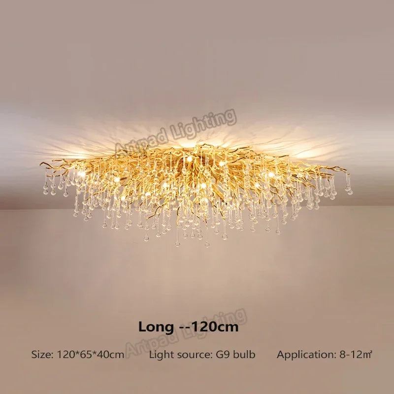 Maelis Contour Branch Crystal Chandelier – product view 7