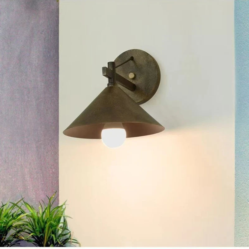 Liora Vintage Outdoor Wall Light for Exterior Wall – Industrial – detail view 5