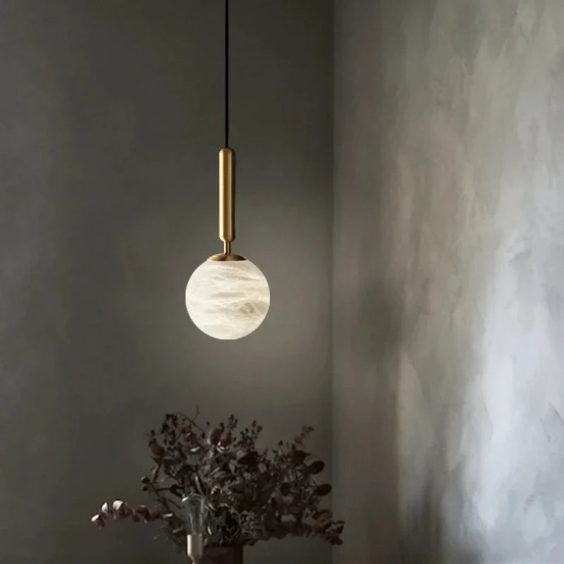 Vela Pillar Natural Marble Chandelier – Luxury – product detail 6