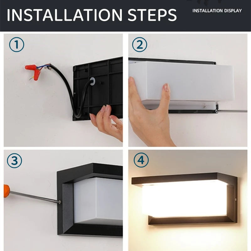 Merano E27 Outdoor Wall Light for Courtyard – IP65