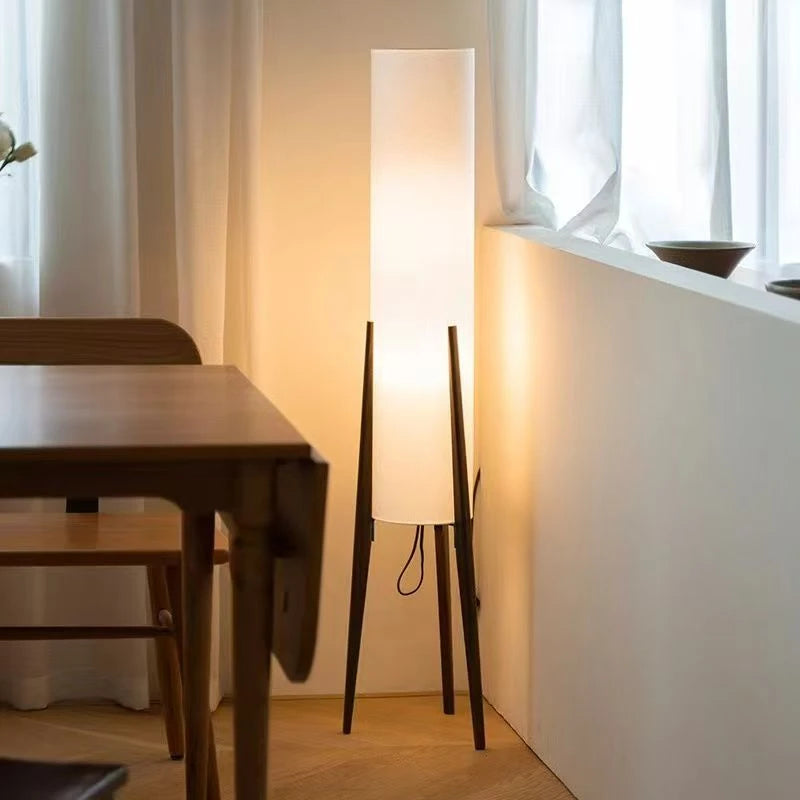 Solis Facet Bamboo and Wood Floor Lamp – Dimmable – product detail 5