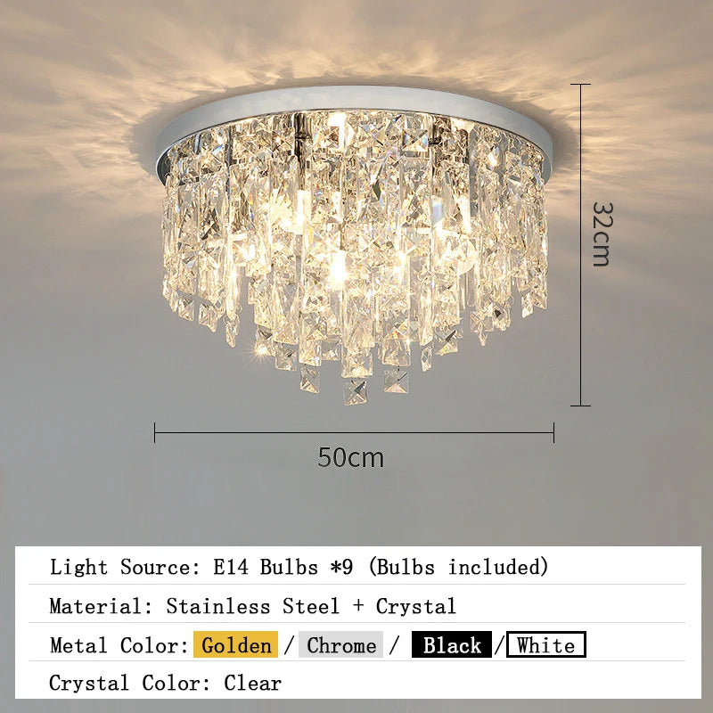 Galen Halo Sculptural Crystal Pendant Light – product view 9