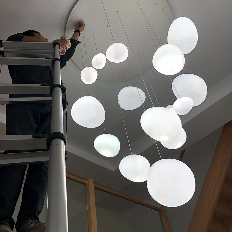 Linea Column Acrylic Chandelier – Remote Control – product detail 2