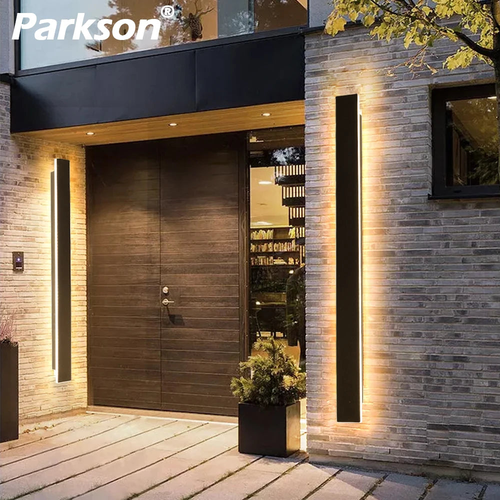 Quintara IP65 Linear Outdoor Wall Light for Garden Wall – detail view 2