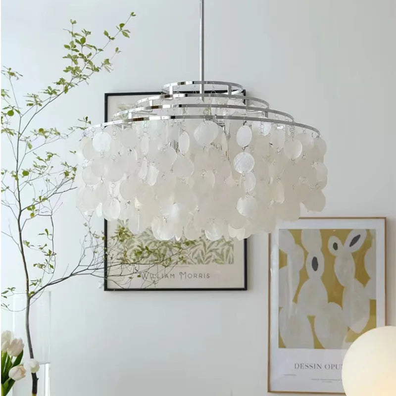 Fiore Arc Sculptural Metal Pendant Light – product view 2