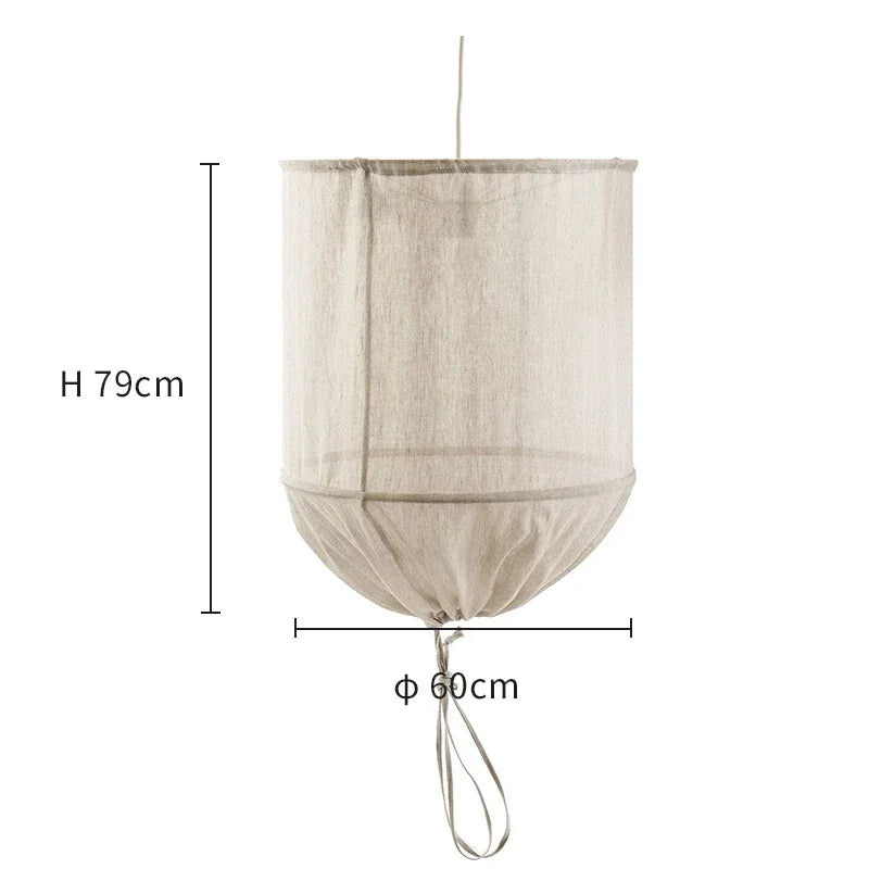 Fabric Chandelier – Wabi-Sabi Japanese for Dining Room & Kitchen, Restaurant & Café | Maris Frame by Evenlyr