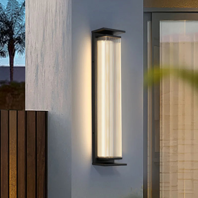 Tivoli IP65 Solar Outdoor Wall Light for Exterior Wall