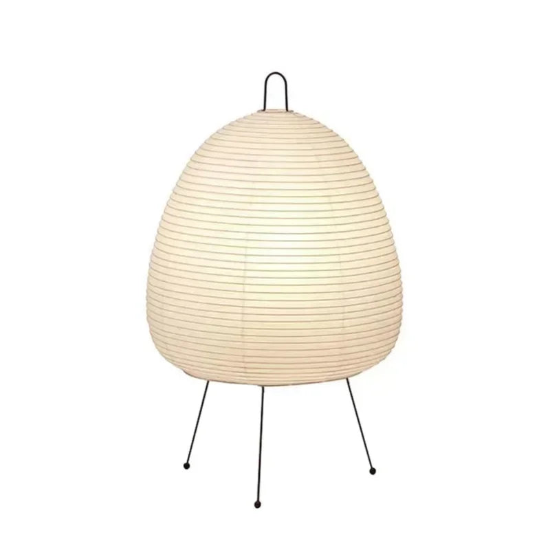 Rice Paper Floor Lamp – Wabi-Sabi Japanese for Bedroom, Reading Corner, Hotel Lounge | Vesper Cascade by Evenlyr