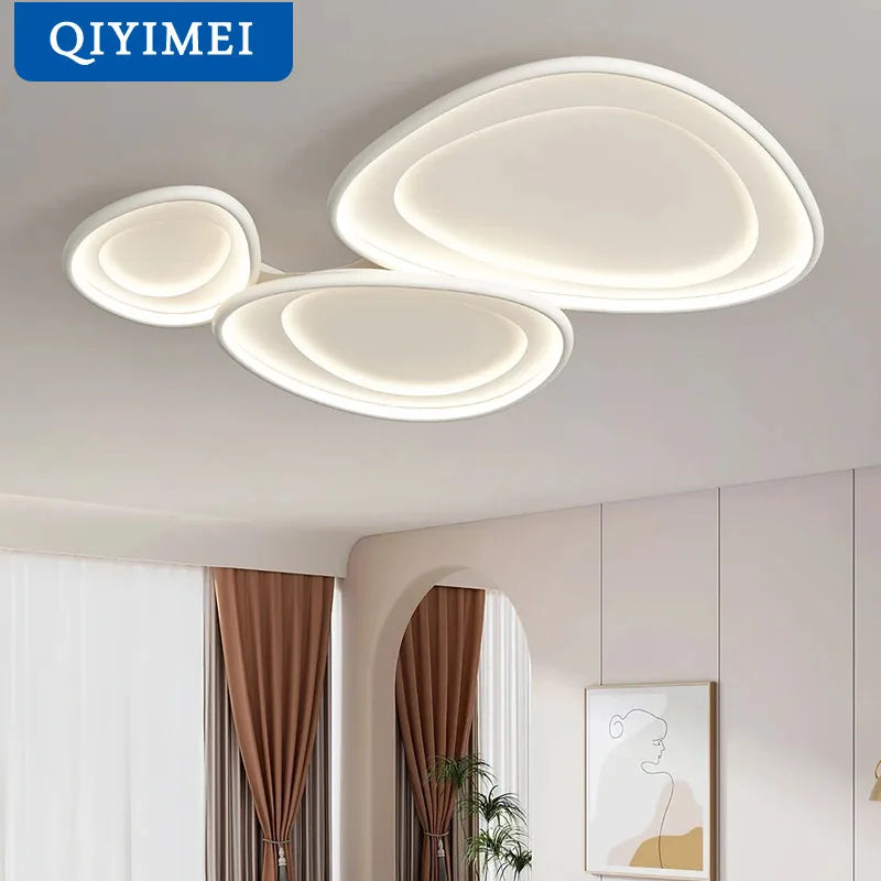 Modern Minimalist Chandelier – Designer Dimmable LED for Dining Room, Hotel Lobby | Coralie Veil by Evenlyr